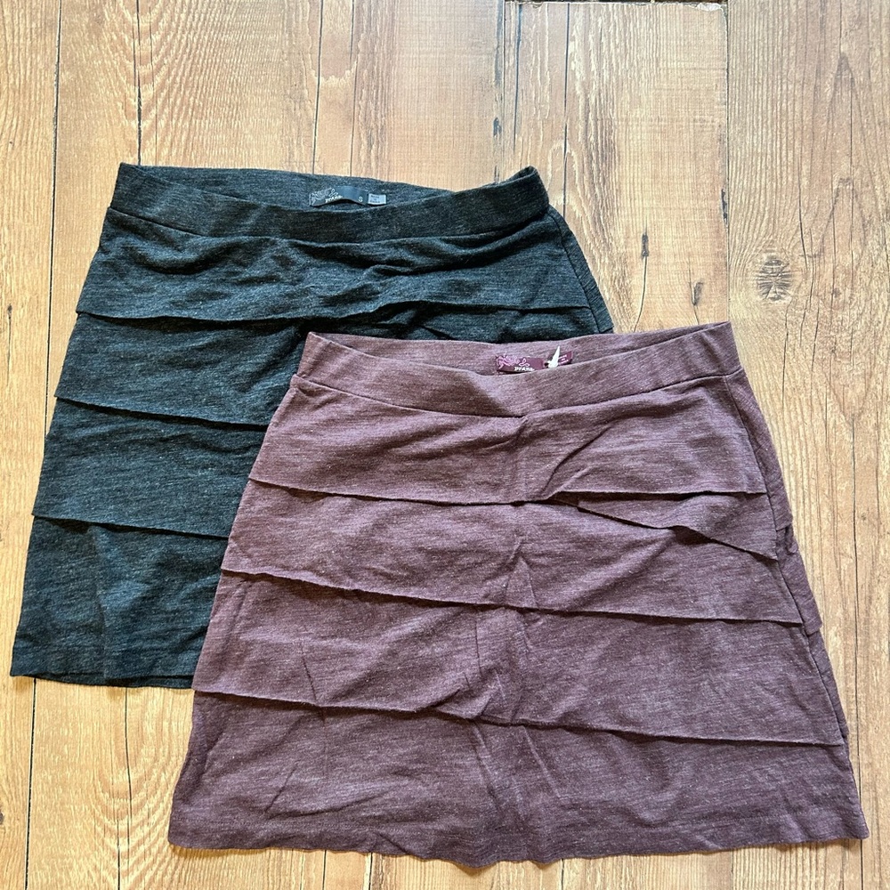 prAna mini skirts